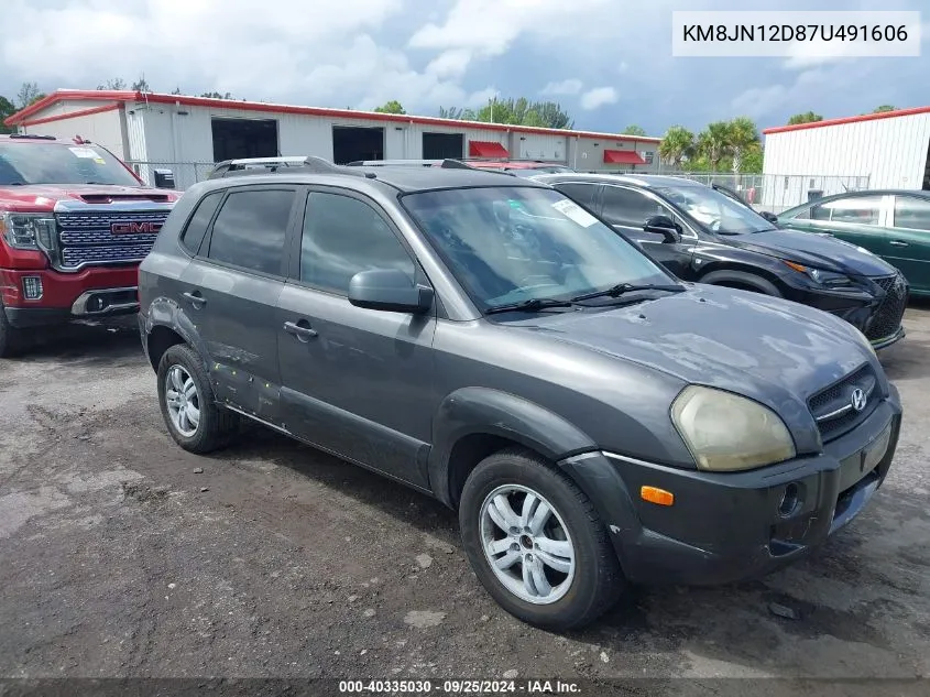 2007 Hyundai Tucson Limited/Se VIN: KM8JN12D87U491606 Lot: 40335030