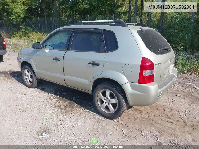 KM8JM12B87U582084 2007 Hyundai Tucson Gls