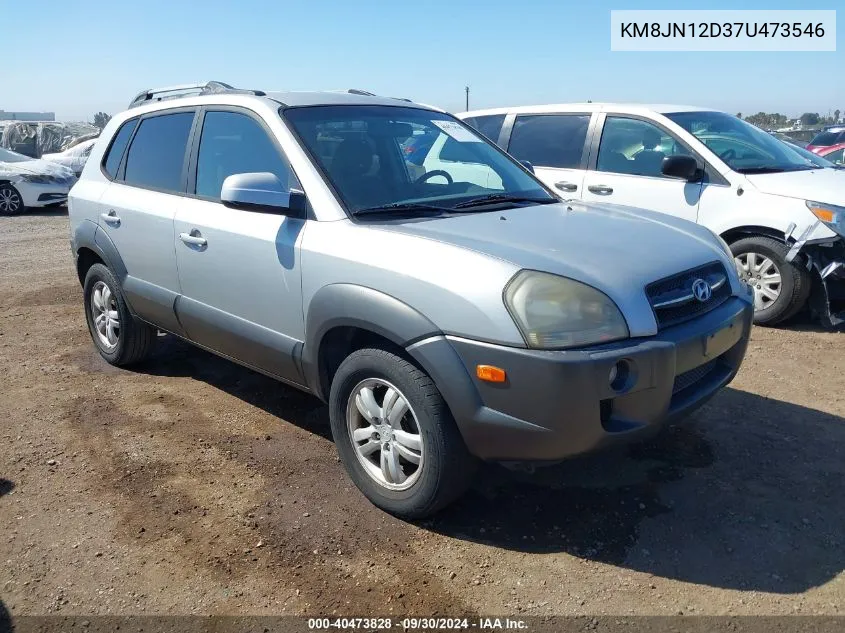 2007 Hyundai Tucson Se/Limited VIN: KM8JN12D37U473546 Lot: 40473828