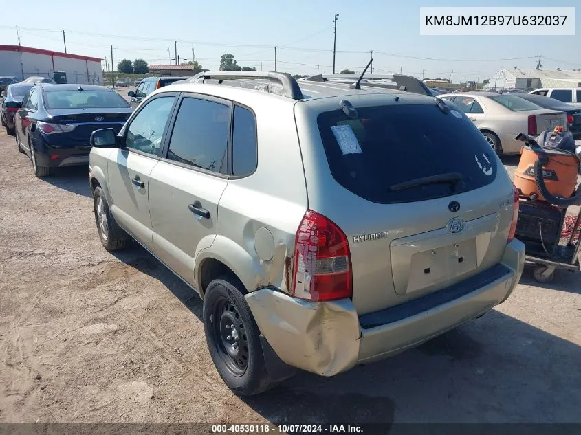 2007 Hyundai Tucson Gls VIN: KM8JM12B97U632037 Lot: 40530118