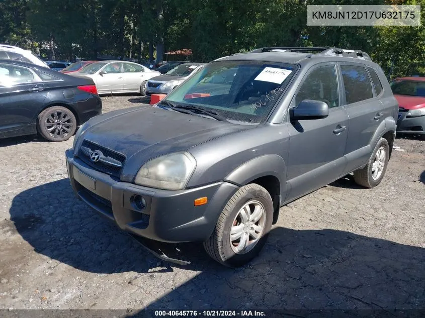 2007 Hyundai Tucson Limited/Se VIN: KM8JN12D17U632175 Lot: 40645776