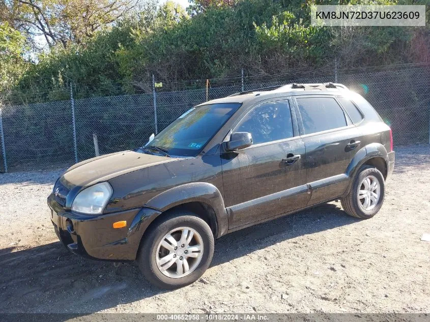 2007 Hyundai Tucson Limited/Se VIN: KM8JN72D37U623609 Lot: 40652958