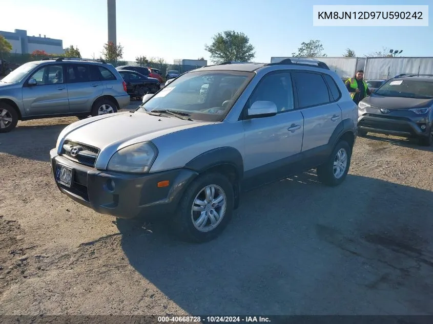 KM8JN12D97U590242 2007 Hyundai Tucson Se/Limited