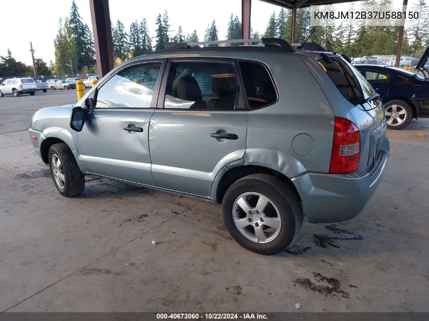 KM8JM12B37U588150 2007 Hyundai Tucson Gls