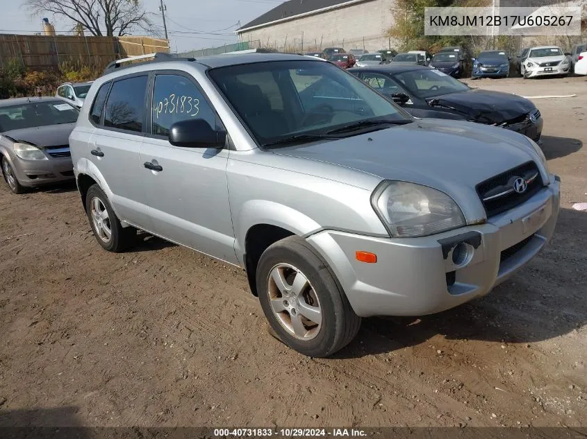 KM8JM12B17U605267 2007 Hyundai Tucson Gls