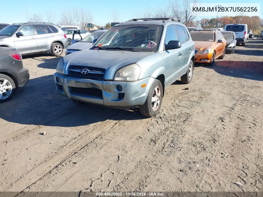 2007 Hyundai Tucson Gls VIN: KM8JM12BX7U562256 Lot: 40820802