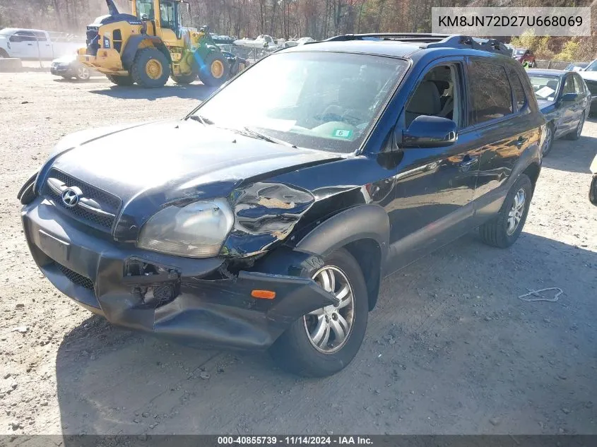 KM8JN72D27U668069 2007 Hyundai Tucson Limited/Se