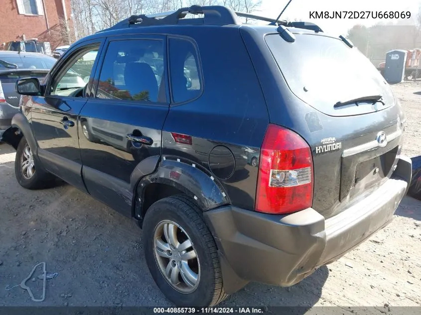 KM8JN72D27U668069 2007 Hyundai Tucson Limited/Se