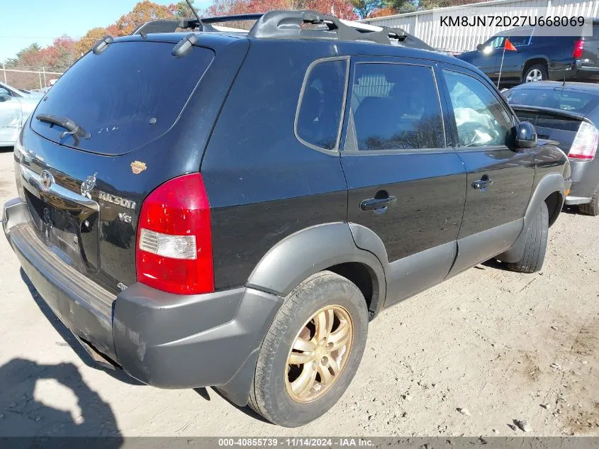 KM8JN72D27U668069 2007 Hyundai Tucson Limited/Se