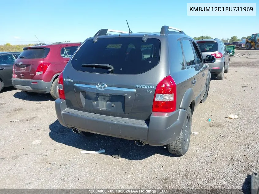 KM8JM12D18U731969 2008 Hyundai Tucson