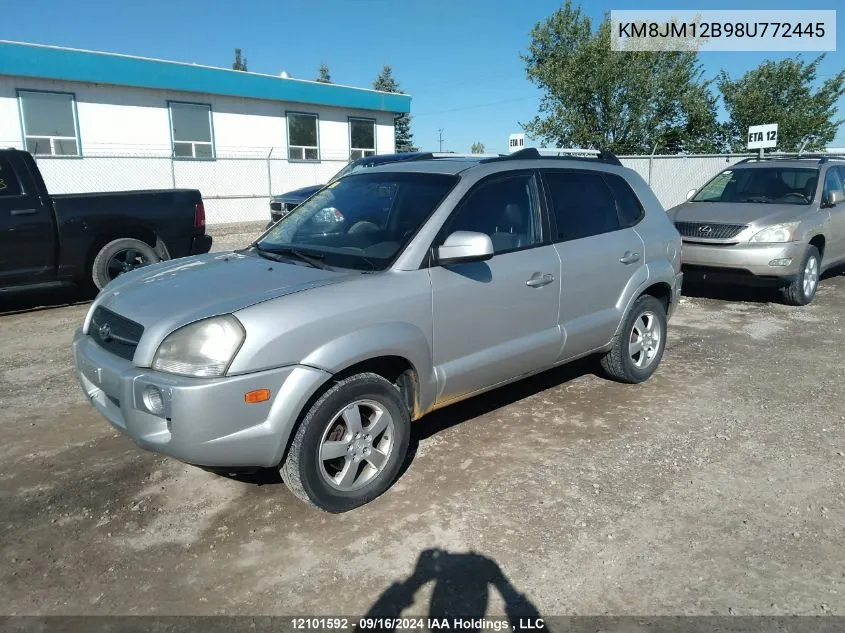 KM8JM12B98U772445 2008 Hyundai Tucson