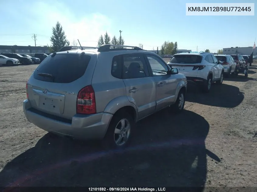 KM8JM12B98U772445 2008 Hyundai Tucson