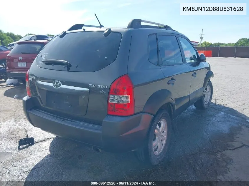 KM8JN12D88U831628 2008 Hyundai Tucson Limited V6/Se