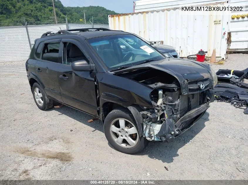 2008 Hyundai Tucson Gls VIN: KM8JM12BX8U913202 Lot: 40125720