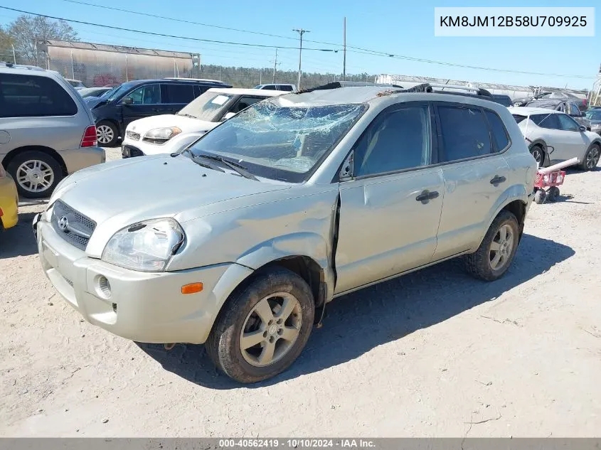 2008 Hyundai Tucson Gls VIN: KM8JM12B58U709925 Lot: 40562419