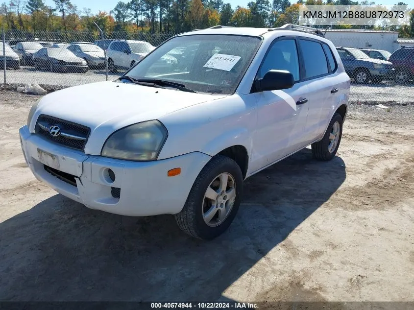 2008 Hyundai Tucson Gls VIN: KM8JM12B88U872973 Lot: 40574944