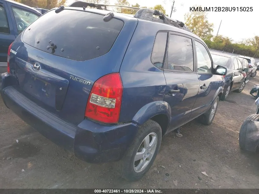 KM8JM12B28U915025 2008 Hyundai Tucson Gls