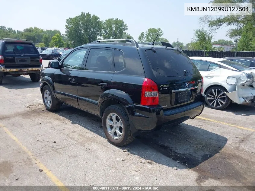 2009 Hyundai Tucson Limited VIN: KM8JN12B99U127504 Lot: 40110373