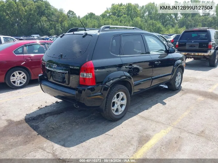 2009 Hyundai Tucson Limited VIN: KM8JN12B99U127504 Lot: 40110373