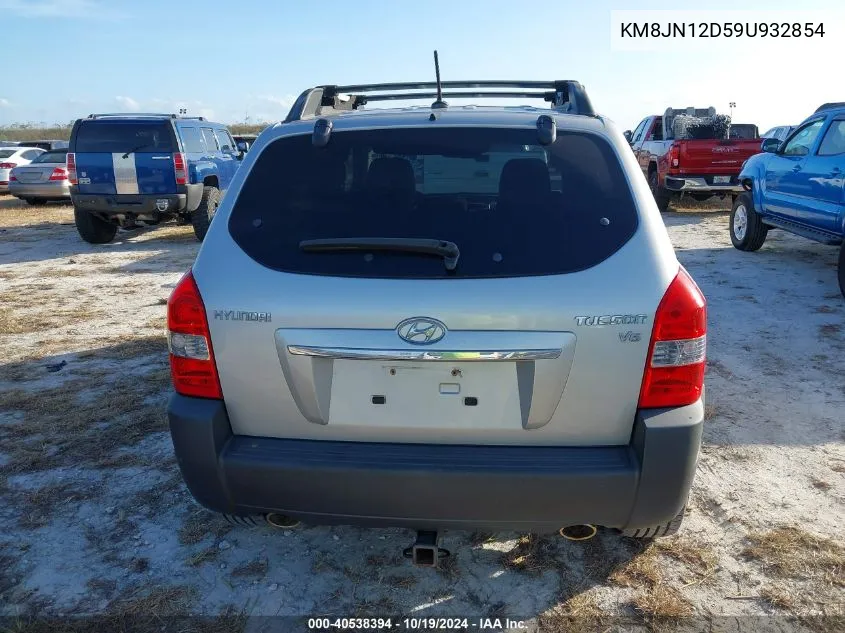 2009 Hyundai Tucson Se VIN: KM8JN12D59U932854 Lot: 40538394