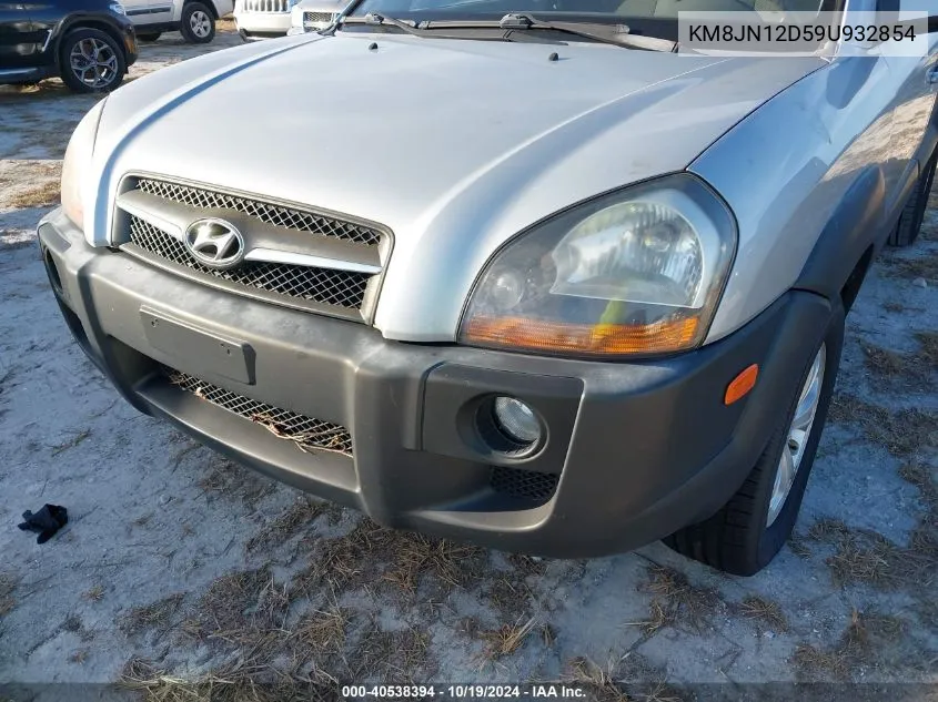 2009 Hyundai Tucson Se VIN: KM8JN12D59U932854 Lot: 40538394