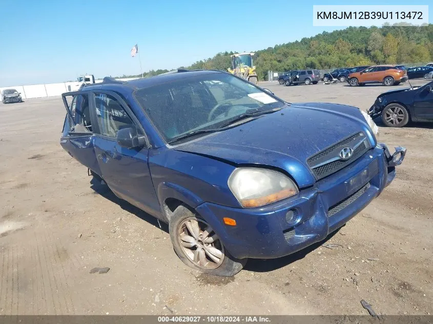 KM8JM12B39U113472 2009 Hyundai Tucson Gls