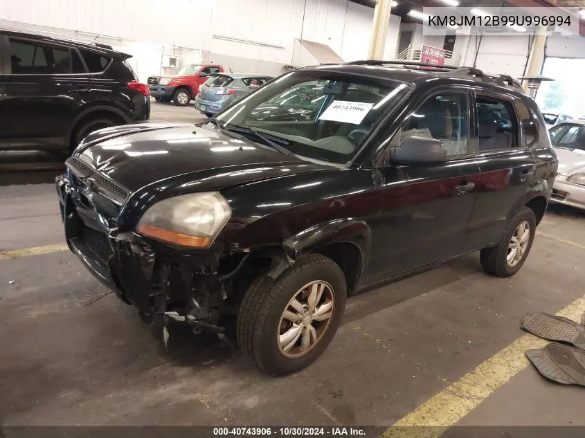 KM8JM12B99U996994 2009 Hyundai Tucson Gls