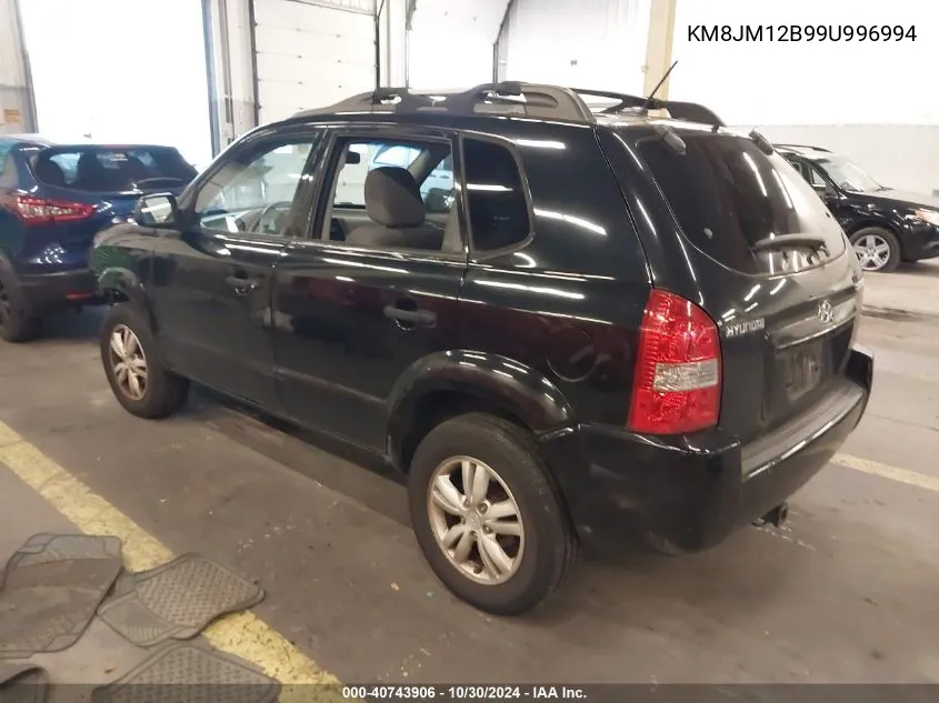 KM8JM12B99U996994 2009 Hyundai Tucson Gls