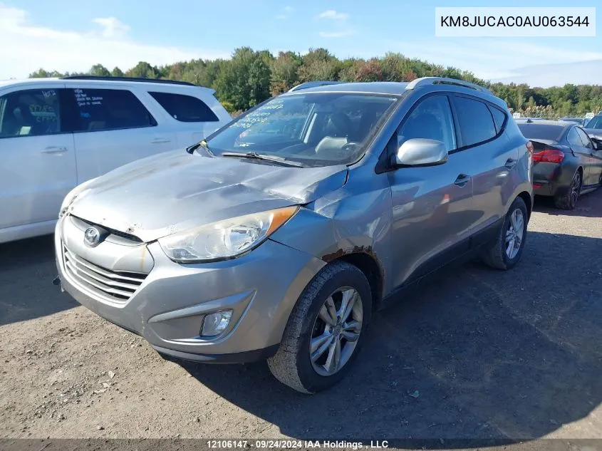 2010 Hyundai Tucson Gls VIN: KM8JUCAC0AU063544 Lot: 12106147