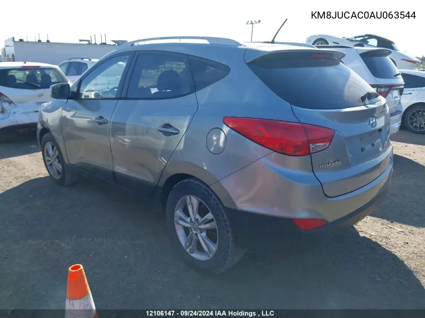 2010 Hyundai Tucson Gls VIN: KM8JUCAC0AU063544 Lot: 12106147