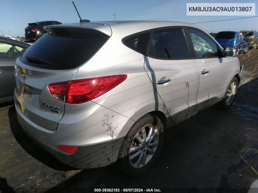 2010 Hyundai Tucson Limited VIN: KM8JU3AC9AU013807 Lot: 39362183