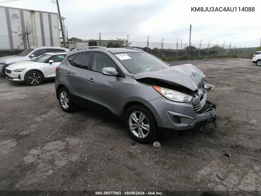 KM8JU3AC4AU114088 2010 Hyundai Tucson Gls