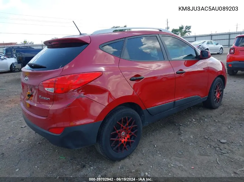 2010 Hyundai Tucson Gls VIN: KM8JU3AC5AU089203 Lot: 39702942