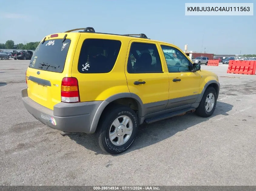 2010 Hyundai Tucson Gls VIN: KM8JU3AC4AU111563 Lot: 39814934