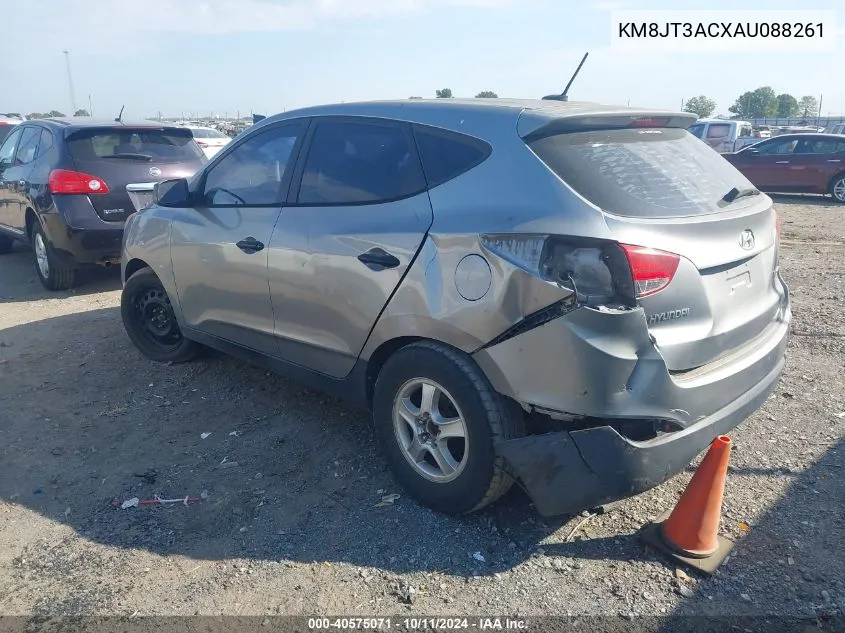 2010 Hyundai Tucson Gls VIN: KM8JT3ACXAU088261 Lot: 40575071