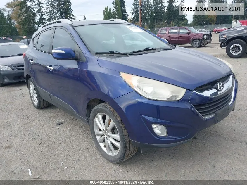 2010 Hyundai Tucson Limited VIN: KM8JU3AC1AU012201 Lot: 40582359