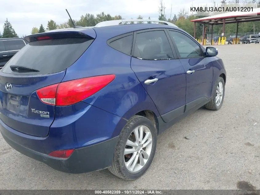 2010 Hyundai Tucson Limited VIN: KM8JU3AC1AU012201 Lot: 40582359