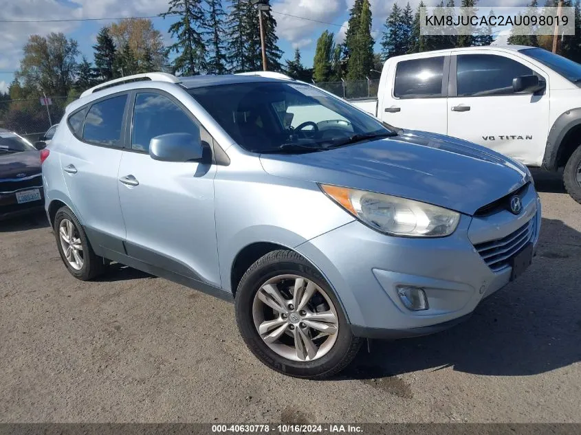 2010 Hyundai Tucson Gls VIN: KM8JUCAC2AU098019 Lot: 40630778