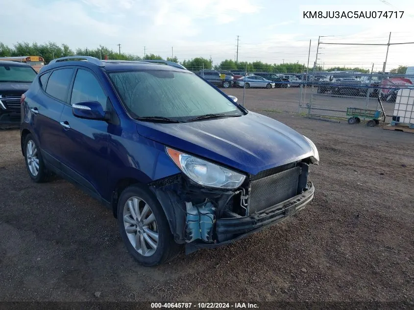 2010 Hyundai Tucson Limited VIN: KM8JU3AC5AU074717 Lot: 40645787