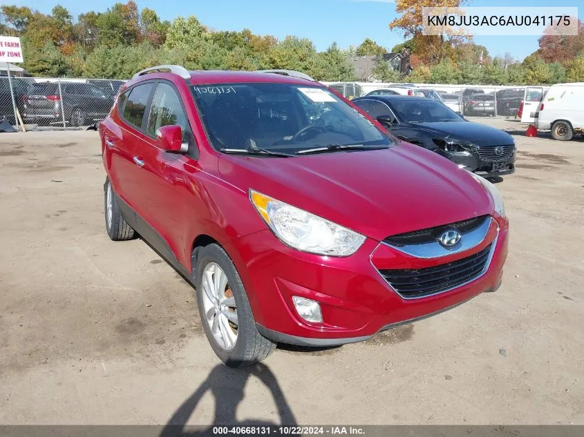 2010 Hyundai Tucson Limited VIN: KM8JU3AC6AU041175 Lot: 40668131