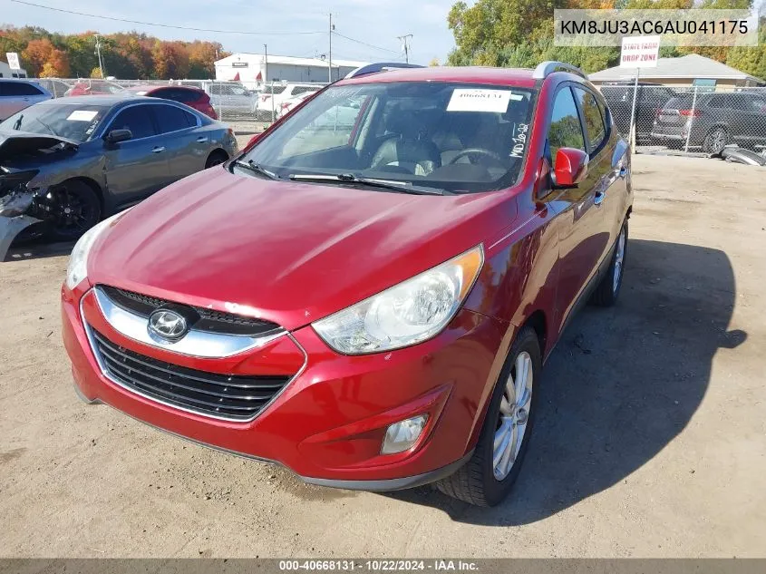 2010 Hyundai Tucson Limited VIN: KM8JU3AC6AU041175 Lot: 40668131