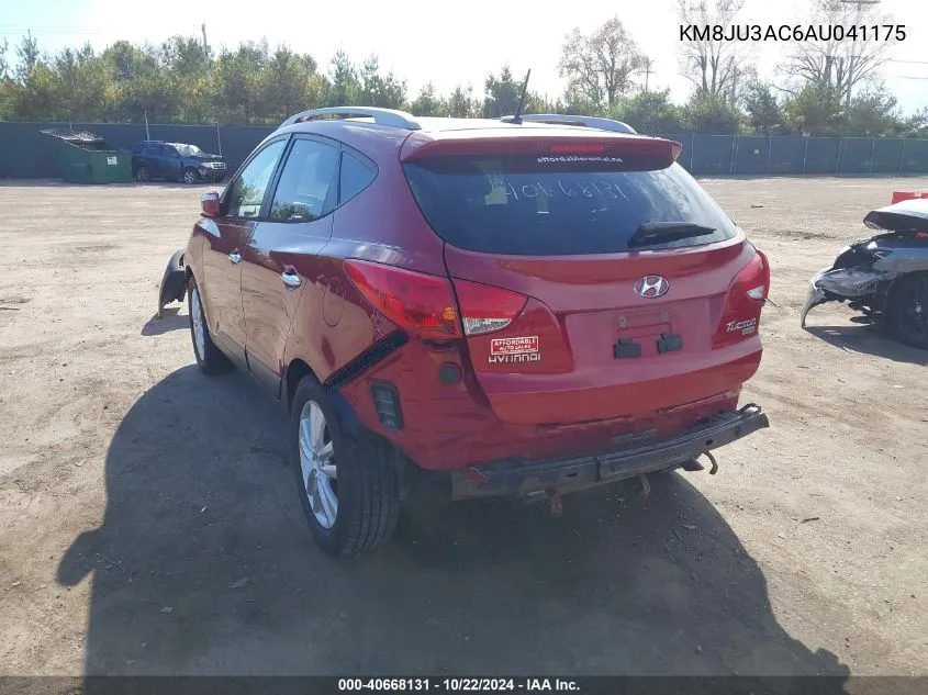 KM8JU3AC6AU041175 2010 Hyundai Tucson Limited