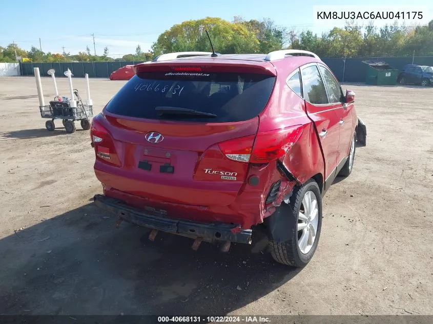 2010 Hyundai Tucson Limited VIN: KM8JU3AC6AU041175 Lot: 40668131