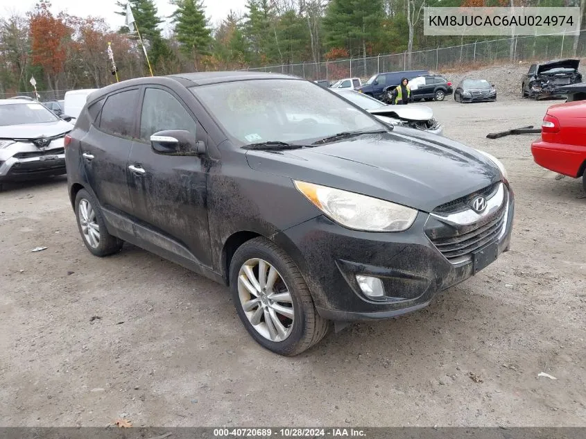 2010 Hyundai Tucson Limited VIN: KM8JUCAC6AU024974 Lot: 40720689