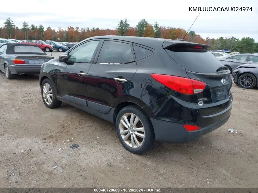 2010 Hyundai Tucson Limited VIN: KM8JUCAC6AU024974 Lot: 40720689