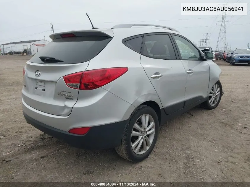 2010 Hyundai Tucson Limited VIN: KM8JU3AC8AU056941 Lot: 40854894