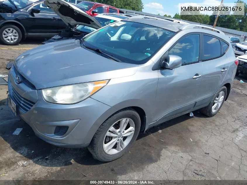 2011 Hyundai Tucson Gls VIN: KM8JUCAC8BU261676 Lot: 39749433