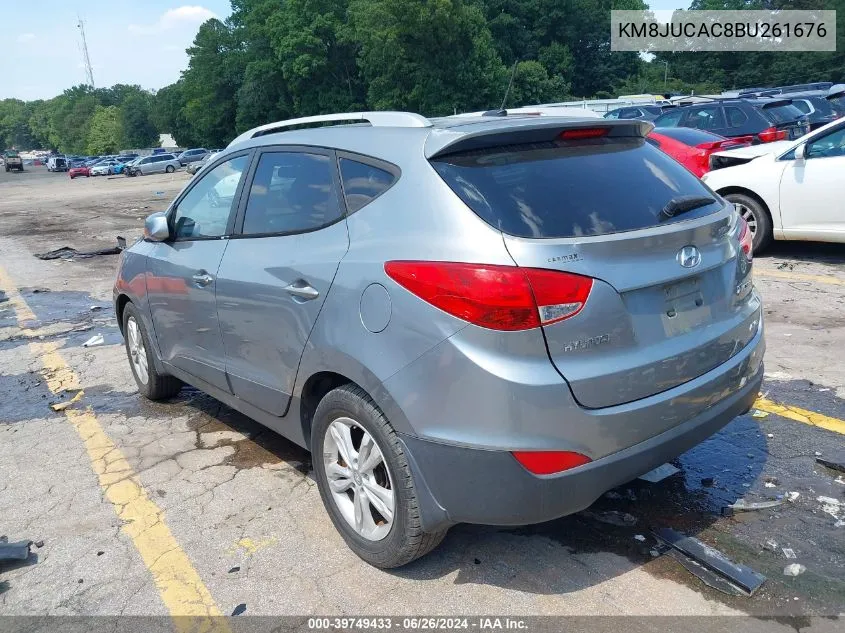 2011 Hyundai Tucson Gls VIN: KM8JUCAC8BU261676 Lot: 39749433