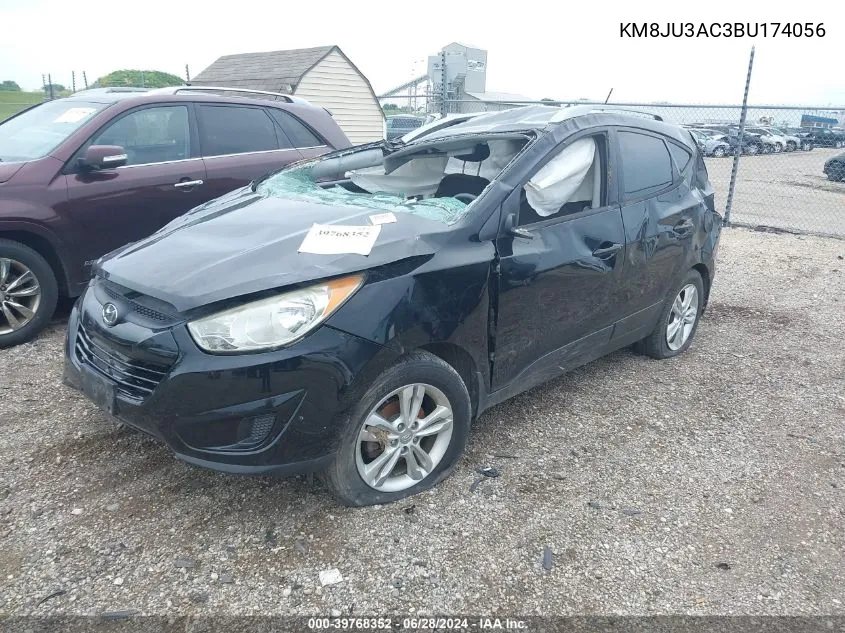 2011 Hyundai Tucson Gls VIN: KM8JU3AC3BU174056 Lot: 39768352