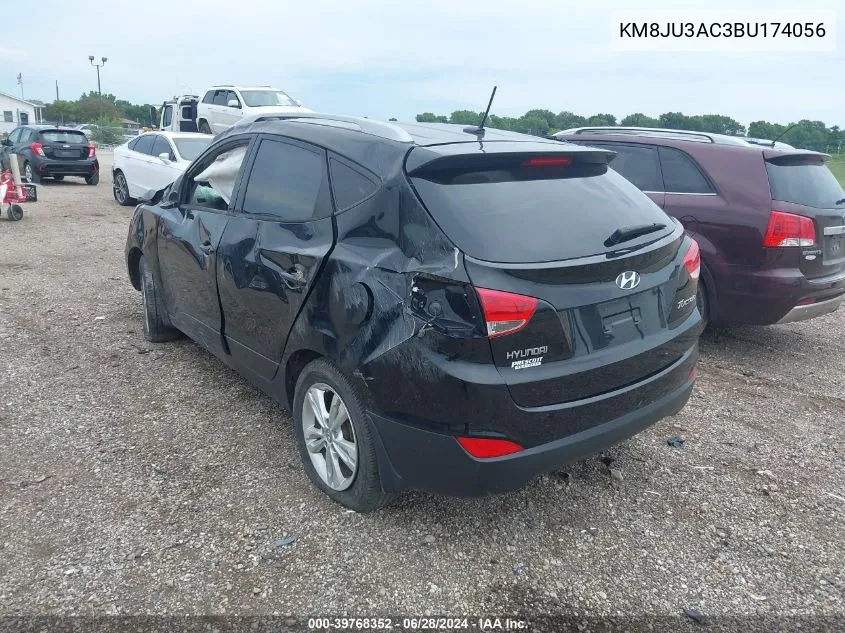 2011 Hyundai Tucson Gls VIN: KM8JU3AC3BU174056 Lot: 39768352